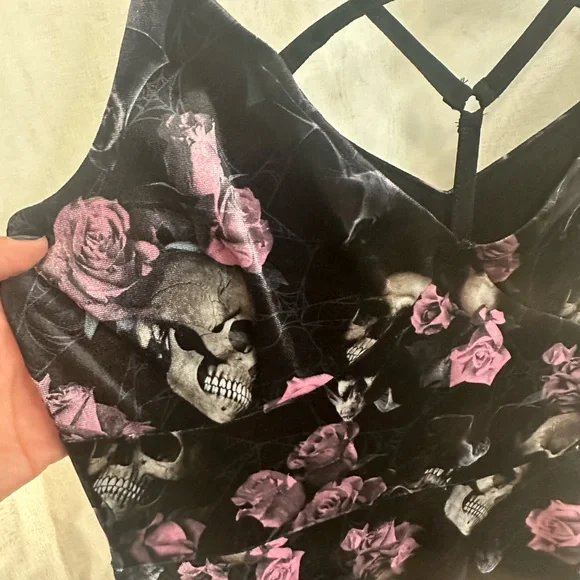 NWT Killstar Floral Magica Skater dress XL - Picture 4 of 8